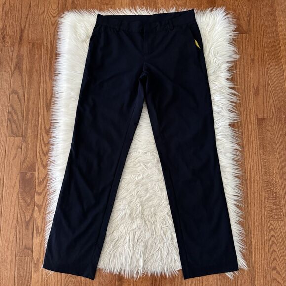 Jean Paul Gaultier Trousers Women’s Size 8 Blue Straight Leg Wool Pants Italian - Picture 1 of 10